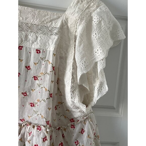 Free People Rosebud Embroidered Top - Picture 8 of 13
